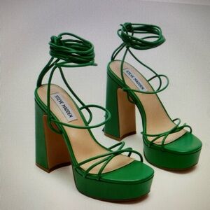 Steve Madden Tallulah Green Platform